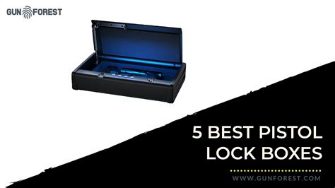 small metal box for pistols|5 Best Pistol Lock Boxes to Store your Guns Safely .